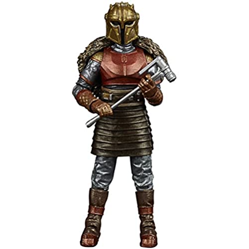 Star Wars The Vintage Collection Carbon-Kollektion Die Waffenschmiedin Spielzeug, The Mandalorian Action-Figur (9,5 cm), Kids ab 4 Jahren