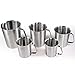 Measuring Cup, [Upgraded, 3 Measurement Scales, Including Cup Scale, ML Scale, Ounce Scale], Newness Stainless Steel Measuring Cup with Marking with Handle, 64 Ounces (2.0 Liter, 8 Cup)