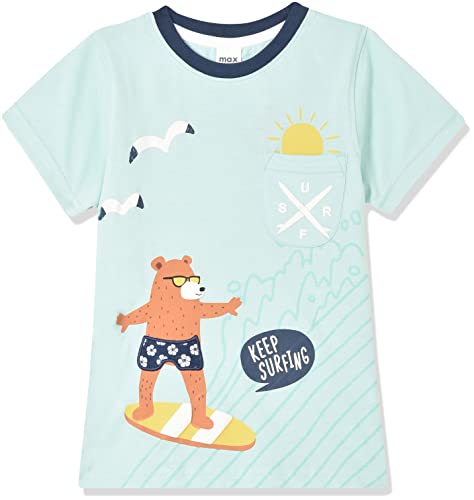 Image of Max Boys Printed Crew Neck T-Shirt