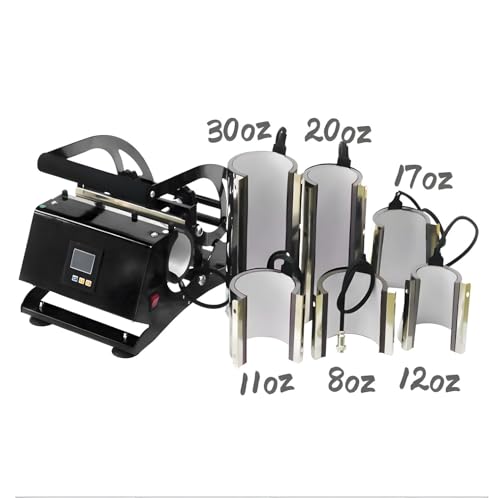 Prensa para tazas 6 en 1 110V 500W miniatura 2