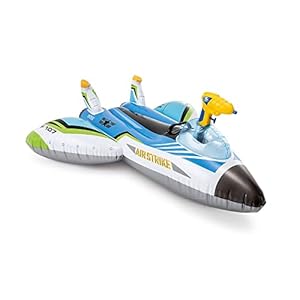 Intex Plane Ride-On mit Wasserpistole Schwimmspielzeug