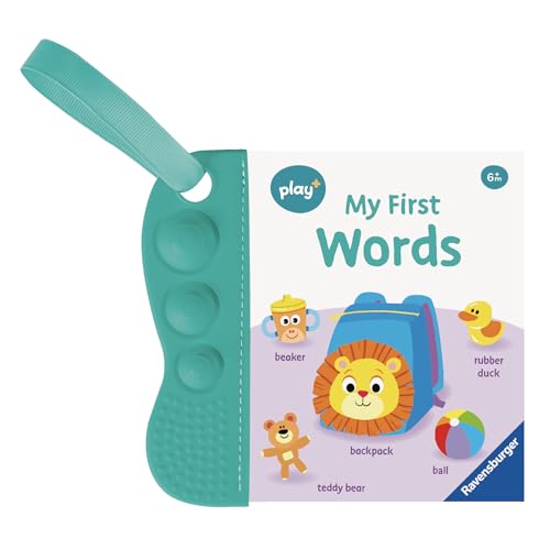 Ravensburger Play+ Flip & Pop: First Words - Infant and Baby Sensory Book - Toddler Activity and Development Gifts - 6 Months+