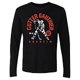 500 LEVEL Cutter Gauthier Long Sleeve Shirt - Cutter Gauthier Anaheim Retro Arch WHT (Black, Medium)