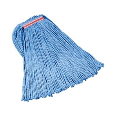 212 Main Rubbermaid Commercial Products RC 20 oz. Cut-End Blend Mop Heads - Blue - 1 in.