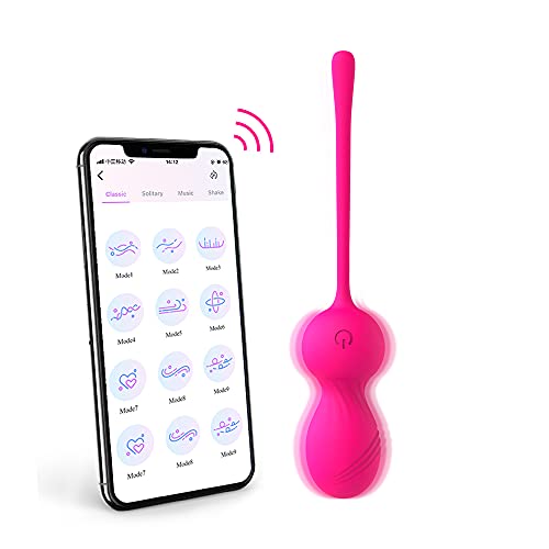 Ben wa Ball,Kegel Ball,Kegel Exercise Ball,Doctor Recommended Ben Wa Kegel Balls for Pelvic Floor Strengthening & Tightening, Kegel Exercise Products Suitable for Beginners & Advanced(Pink)