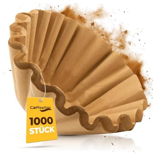 Coffeefair Korbfilter 85/245 mm, 1000 Stück, braune Kaffeefilter, passend für Bonamat, Bartscher & Animo, reißfestes & hochwertiges Filterpapier, für optimales Kaffeearoma
