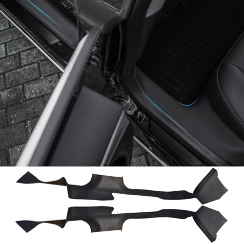for Model Y Juniper 2025 2026 Door Sill Protector Front and Rear Seamless Full Protection Door Entry Guard Pedal Kick Protection Strip Accessories 2PCS
