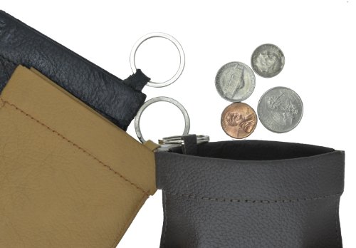 MARSHAL Genuine Leather Squeeze Coin Pouch4
