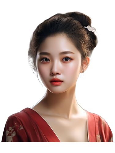 Pince à cheveux fleur HangErFeng argenté 823 accessoire de coiffure femme pour chignon chic