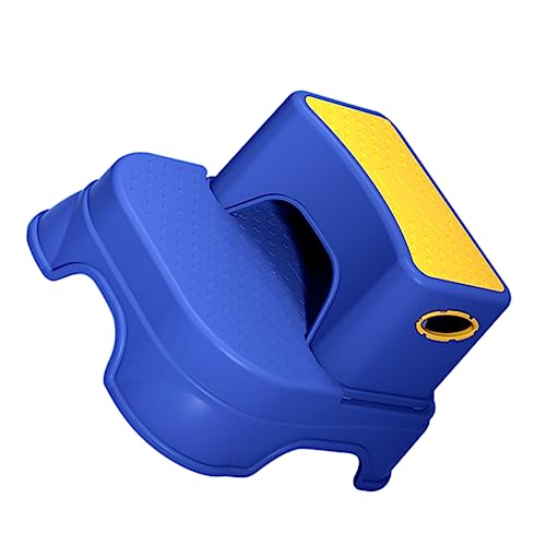 HAPINARY Bathroom Boys and Girls Footstool Portable Non-Slip Step Stool for Boys and Girls Stool for Kitchen Safe Stool Arc Handle