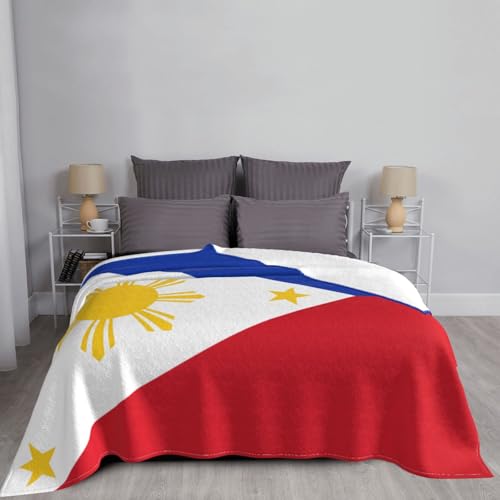 Couverture flanelle drapeau Philippines 152x127 cm voyage camping canapé - 6