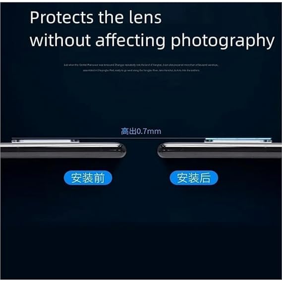 Image of (3 in 1 combo) Best Tempered Glass Protector compatible for Infinix note 60 Pro 5G with Back 3 layer membrane with Camera Lens Protector [Back guard+ tempered+ camera lens]