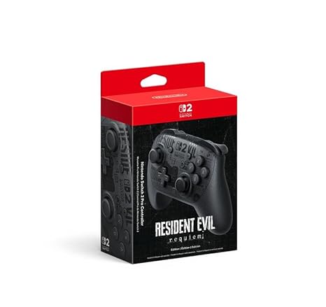 Resident Evil Requiem Arrives on GeForce NOW, Unleashing Cloud-Based Horror 10 41eYHGo2XGL. SX466 Nintendo Switch™ 2 Pro Controller Resident Evil Requiem Edition