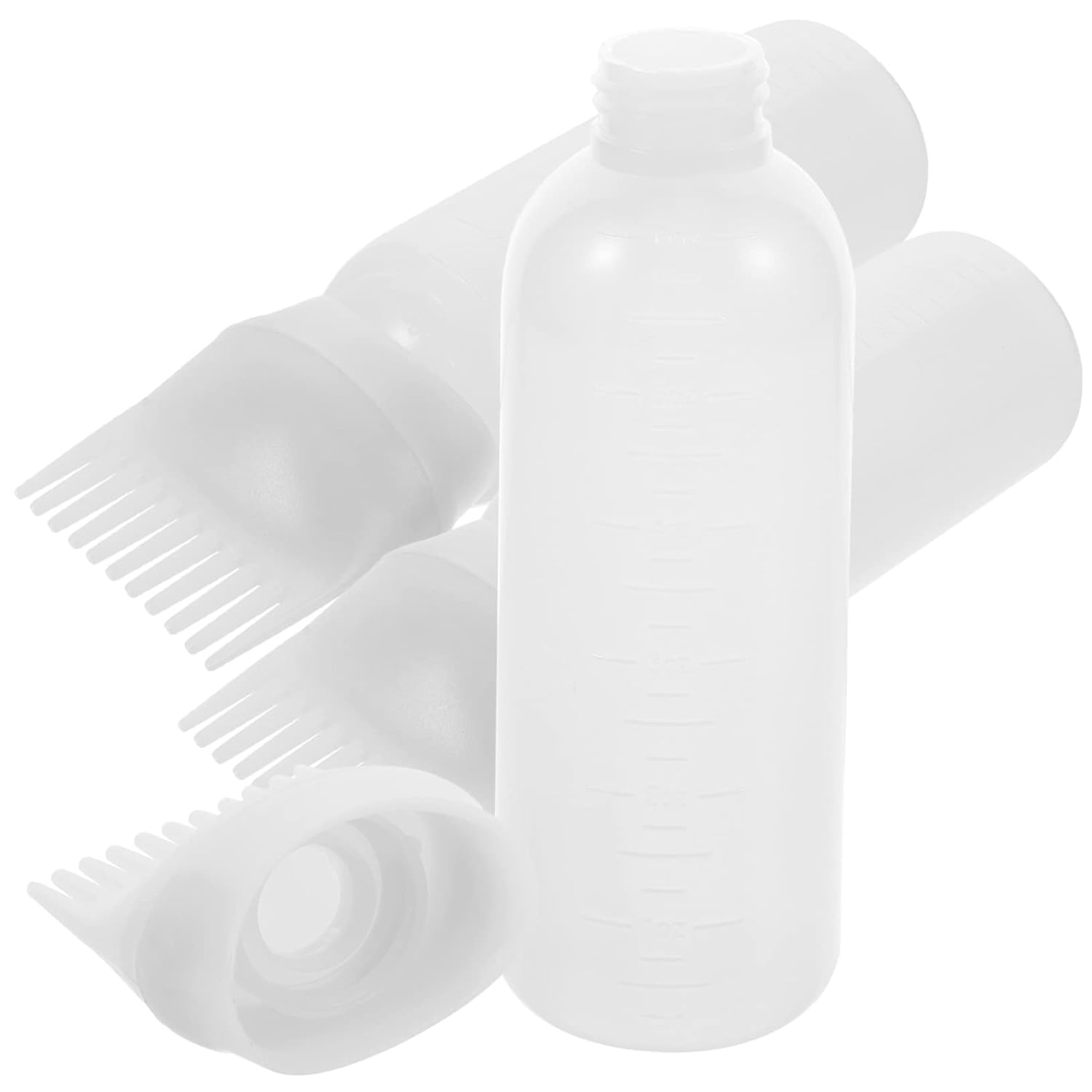 3Pcs Root Comb Applicator Bottle Hair Oil Applicator with Comb Head Design for Even Color Distribution for Hair Dyeing and Styling Convenient One Hand Operation