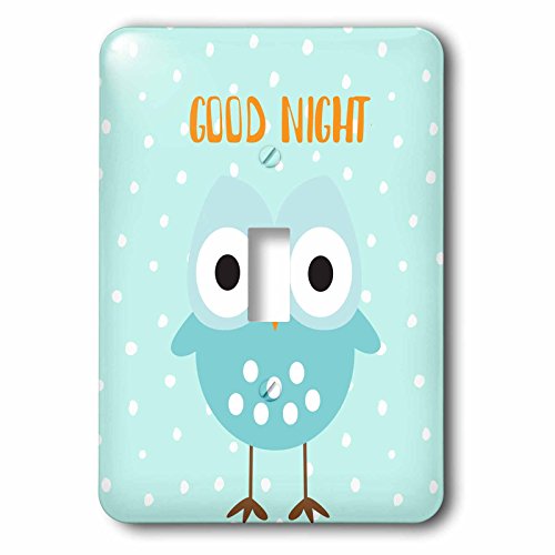 Interrupteur hibou des bois pour accompagner les nuits de votre bebe 3dRose lsp_275533_1