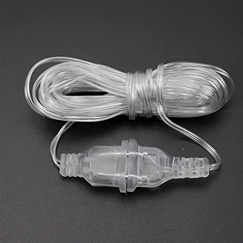 Ninefox 5M/16.4Ft String Curtain Fairy Light Extension Cord Clear Line Easy Install Thin Extension Cord Only For Christmas Wedding Led String Decoration(Clear) #TOP4