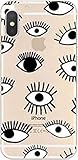 iPhone Case, DECO FAIRY® Protective Case Bumper[Scratch-Resistant] [Perfect Fit] Translucent Silicone Clear Case Gel Cover for Apple iPhone (eye overload for iPhone 6)