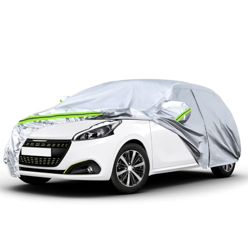 Copriauto Impermeabile Su Misura Per Peugeot 2008 (2013-2025): Telo Multistrato, Cerniera Lato Sinistro, Cinghie Antivento, Protezione Da Sole, Pioggia, Neve