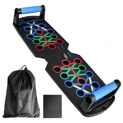 Sutekus Push Up Board for Men & Women Multi-function Detachable Push Up Bar for Strength Training Portable Home Gym Workout Equipment