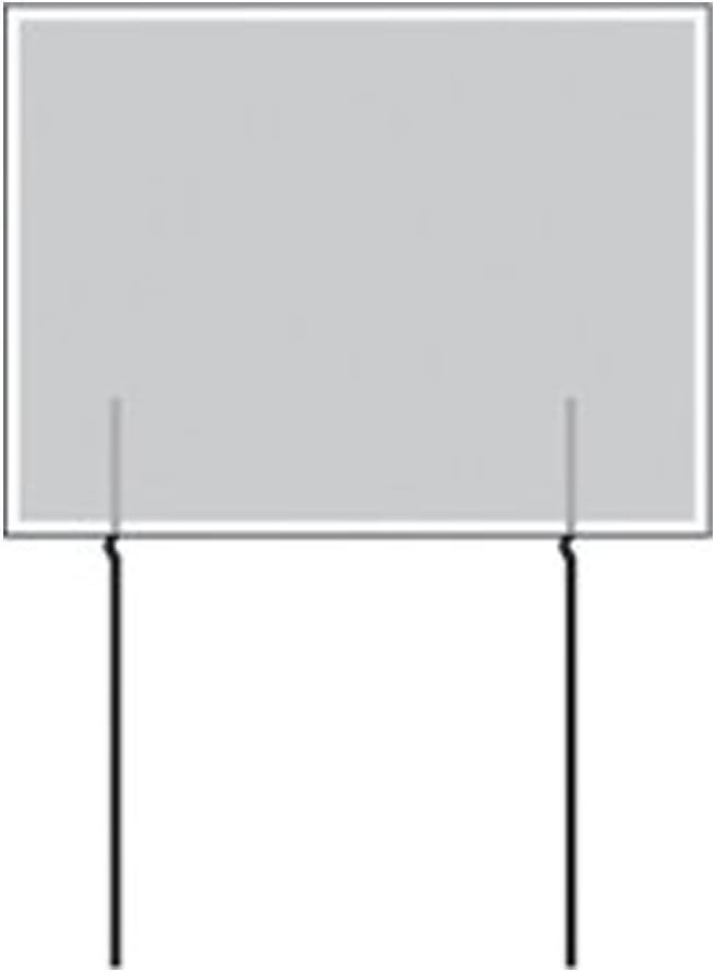 VictoryStore Yard Sign Stakes - 50 EZ Wire Stakes for 4 Millimeter Corrugated Outdoor Signs Includes 50 Ez Stakes