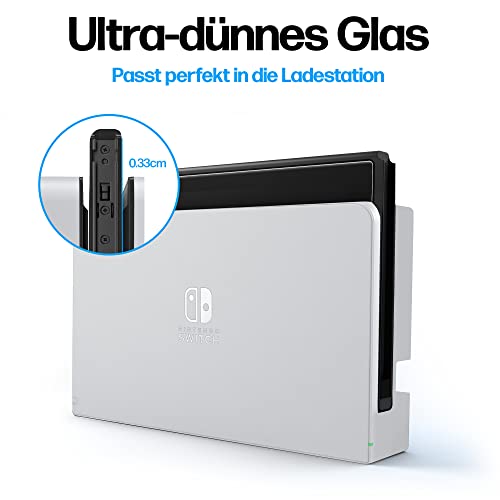 Nintendo Switch Schutzfolie von Power Theory für OLED 2021