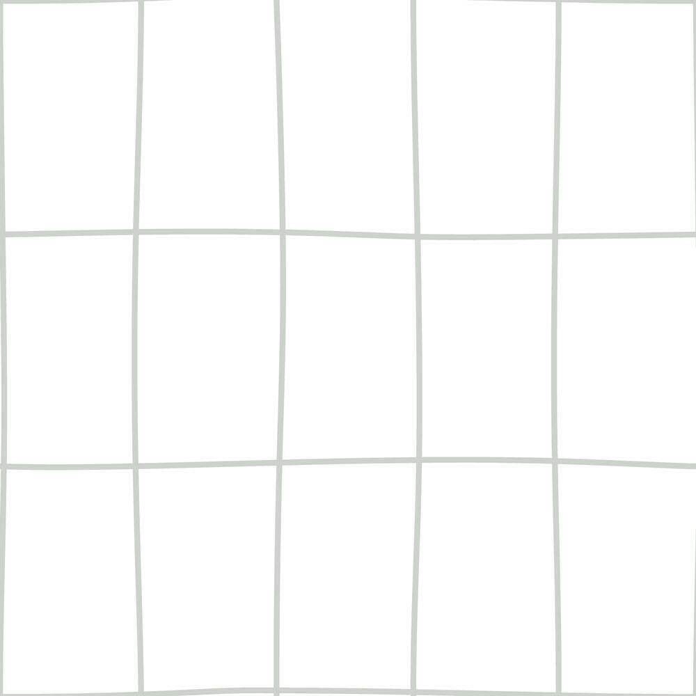 RoomMates RMK11286WP White and Gray Off The Grid Peel and Stick Wallpaper