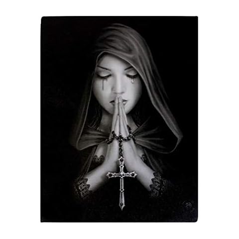 ANNE STOKES Fantastic Design - Gothic Prayer - Canvas Picture on Frame Wall Plaque/Wall Art Cover