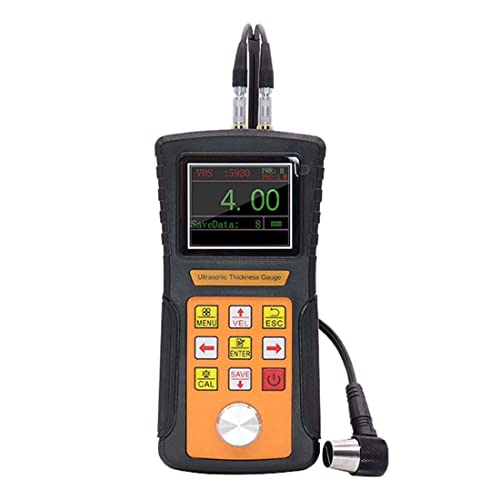 Medidor de espesor ultrasónico para metales acero LCD 1-230mm miniatura 1