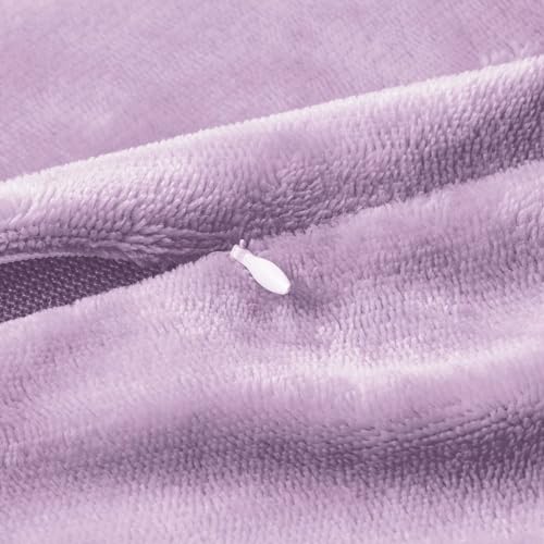 Image of BEDELITE Body Pillow Cover with Zipper, Lavender, 20x54 Inch, 1 Pack | Body Pillow Pillowcase, Super Soft and Cozy Fuzzy Fleece, Luxury Plush Long Pillowcase, Versatile Comfort for All Seasons