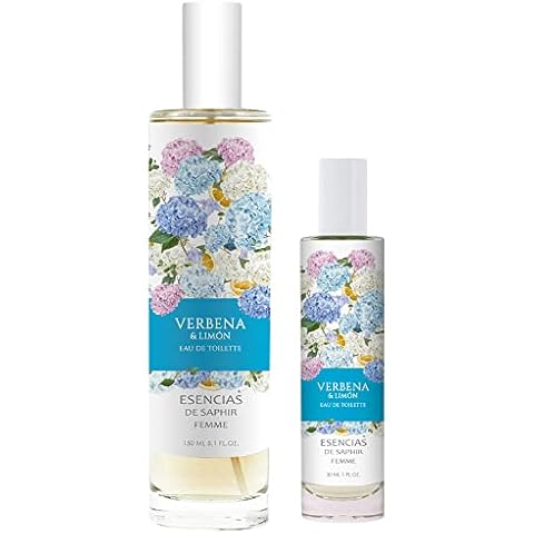 PARFUMS SAPHIR Estuche Fragancia 100 ml + 30 ml Esencias de Saphir, Verbena y Limón para Mujer Cover