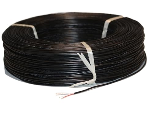 Outdoor Extension 20 Meters 2.1 Channel Audio Line, 2547 24AWG Signal Cable Shield Wire for Amplifier, 2 3 4 5 Core Shielded Wire Solar sheathed(5-Cores Black)