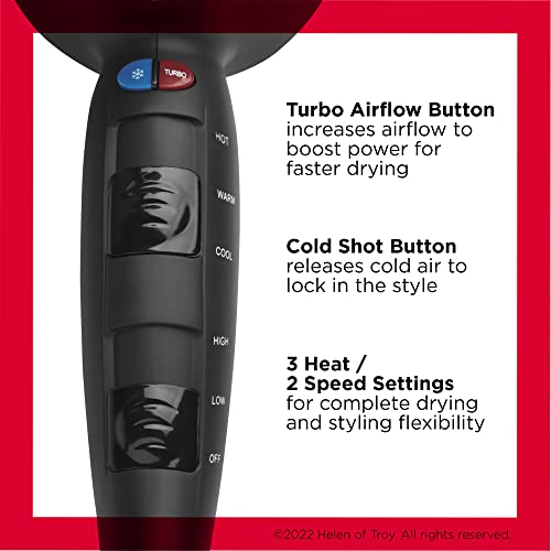 Revlon Turbo Hair Dryer | 1875 Watts Of Maximum Shine, Fast Dry (Black) #TOP2