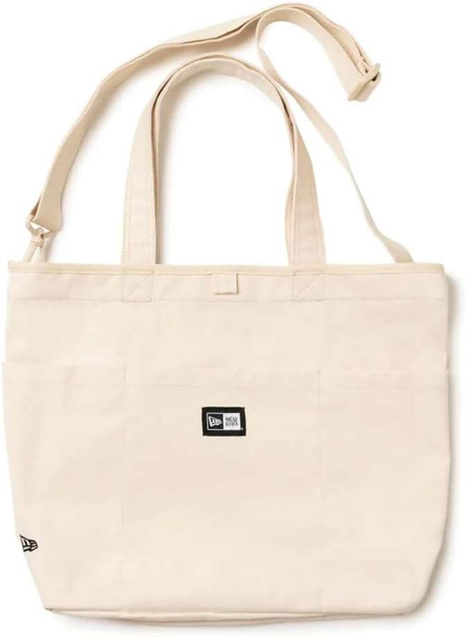 New Era トートバッグ 大容量 ユーティリティ キャンバストートバッグ 15L アイボリー Free Size