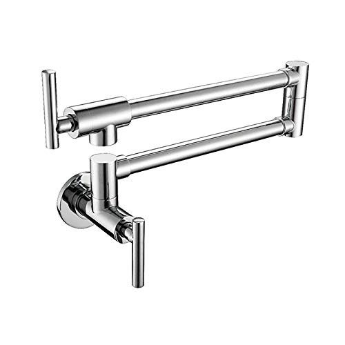 Robinet de cuisine eau froide simple avec douchette et bras pliable