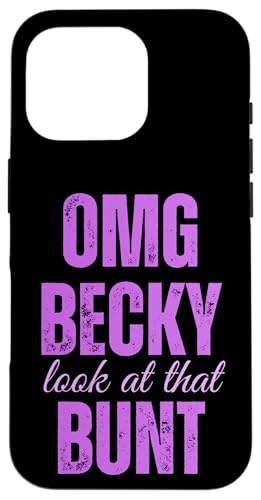 �p�[�v���x�[�X�{�[���}�} OMG Becky Look at that Bunt �X�}�z�P�[�X iPhone 16 Pro �p