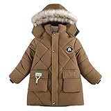 ✿Matériau : 65 % polyester, 35 % coton. Rembourrage : coton. Ce matériau du manteau parka à capuche pour enfants garçons est doux, confortable, respirant et chaud, ce qui protégera vos garçons et filles du vent par temps froid