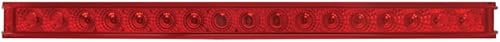 Miniatura 10 de GG Grand General 76303 Barra de luz rojatransparente (20" Spyder 17-LED Pl Bisel 1 fila)
