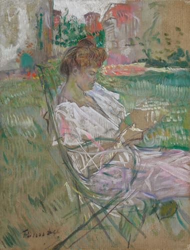 Tableau Madame Misia Natanson par Toulouse-Lautrec - Impression sur toile 60x90cm