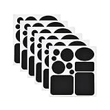 Jacken Reparatur Flicken,6 Stücke Schwarze Selbstklebende Nylon Flicken - Outdoor Ausrüstung Kleidung Reparatur Band | Für Schlafsack Zelte Rucksäcke Kleidung Bekleidung Und Schneeausrüstung