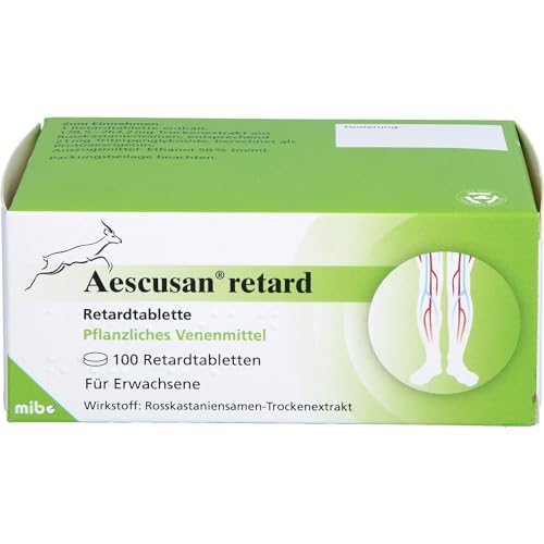 Preisvergleich Produktbild Aescusan pflanzliches Venenmittel 100 Tabletten