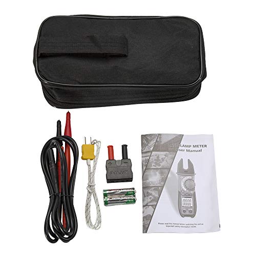 Image of CEM Digital Clamp Meter DT-370 AC Current TRMS Volt Amp Ohm Meter HVAC Clamp On Multimeter, Auto Ranging 4000Counts Temperature AC DC Voltage Frequency Resistance Capacitance Continuity Diode Tester