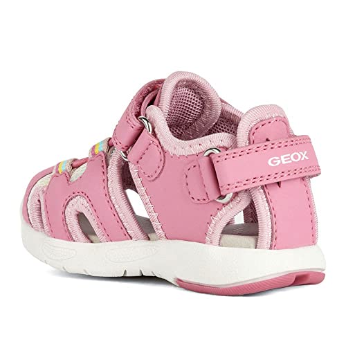 Geox Baby-Mädchen B Balu' Girl - Erste Schritte Stiefelette