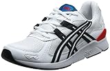 ASICS Unisex Gel-Lyte Runner 2 Walkingschuhe, Schwarz-Weiß, 32/32.5 EU