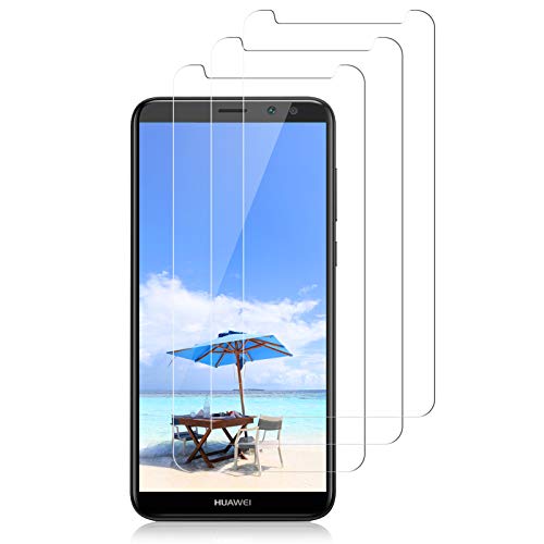 CRXOOX 3 Piezas Protector de Pantalla para Huawei Mate 10 Lite, Cristal Templado Vidrio Templado [Fácil de Instalar] [Sin Burbujas] [3D-Touch/9H Dureza] [Anti-Aceite] - Transparente