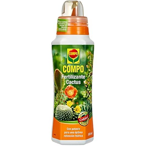 COMPO Fertilizantes para cactus, plantas crasas y suculentas, Fertilizante líquido con potasio, 500 ml Cover