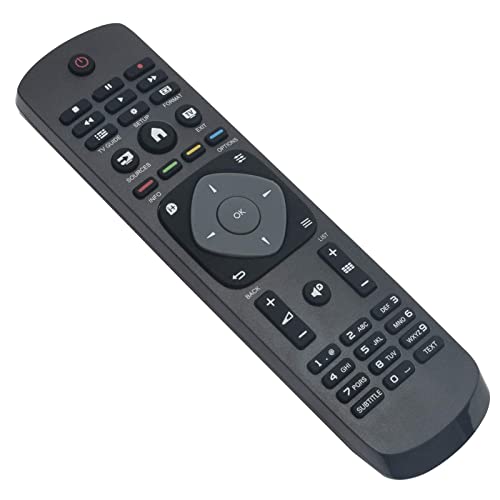 AULCMEET 398GR8BD1NEPHH Replaced Remote Control Fit for Philips TV 32PFT4100 40PFT4100 48PFT4100 43PFT4001 43PFT4001/05 24PHH4000/88 32PHT4001/05 32PHT4001 24PHT4022 24PFS4022/12 - Image 3