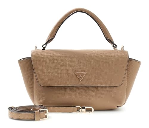 Sac à épaule GUESS Gilda beige taupe parfait pour vos journées de travail et soirées
