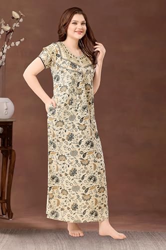 Image of Soulemo Women's Alpine Blended Printed Nighty 1635