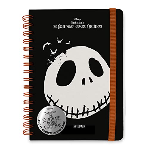 Grupo Erik Cuaderno Pesadilla Antes de Navidad - Cuaderno A5 - Cuaderno punteado | Bullet Journal - Cuaderno de notas - Bloc de notas A5 - Licencia oficial