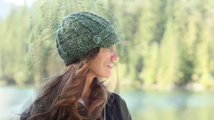 Clara Knit Brimmed Beanie Hat 